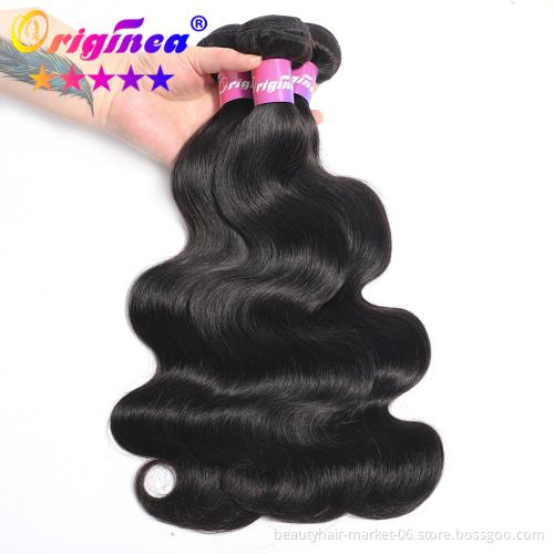 cheap raw remy Mongolian human hair weave body wave hair bundles with lace closure/frontal
